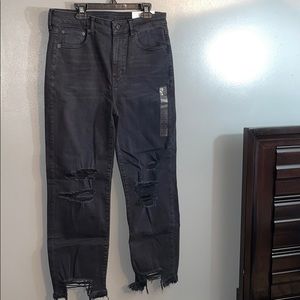 AE Super Stretch Slim Straight Crop Jeans